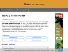 Tablet Screenshot of hartz4rechner.org